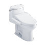 TOTO UltraMax II 1G WASHLET®+ C2 One-Piece Toilet - 1.0 GPF - Cotton