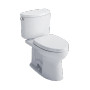 TOTO Drake® II Two-Piece Toilet 1.28 GPF - Colonial White