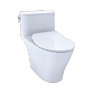 TOTO Nexus® 1G One-Piece Toilet, 1.0 GPF, Elongated Bowl - Slim Seat - Cotton