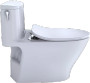 TOTO Nexus® 1G One-Piece Toilet, 1.0 GPF, Elongated Bowl - Slim Seat - Cotton