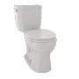 TOTO Entrada™ Close Coupled Round Toilet 1.28GPF - Sedona Beige