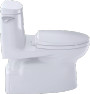 TOTO Carlyle® II 1G One-Piece Toilet, 1.0 GPF, Elongated Bowl - Cotton