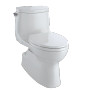 TOTO Carlyle® II 1G One-Piece Toilet, 1.0 GPF, Elongated Bowl - Colonial White