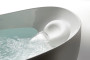 TOTO Flotation Tub With Zero Dimension - Matte Black and Gloss White