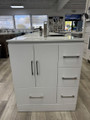 Royal Orlando 30 inch White Bathroom Vanity with Ceramic Top - In Stock