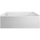 Jacuzzi Linea 60" x 36" Acrylic Soaking Bathtub for Three Wall Alcove Installation with Left Drain- In Stock