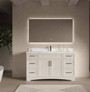 Royal Pearl 60 inch Linen Beige  Single Sink Bathroom Vanity * New Model