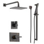 Delta Monitor 14 Series Single Function Pressure Balanced Shower System with Shower Head, and Hand Shower - Includes Rough-In Valves - Venetian Bronze