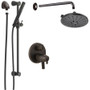 Delta Trinsic Thermostatic Shower System with Shower Head and Shower Arm - Includes Rough-In - Venetian Bronze