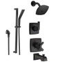 Delta Monitor 17 Series Dual Function Pressure Balanced Tub and Shower System with Integrated Volume Control - Includes Rough-In Valves -  Venetian Bronze