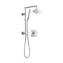 Delta Ara Pressure Balanced Shower System with Shower Head, Hand Shower, Slide Bar, Hose, and Valve Trim - Chrome