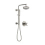 Delta Trinsic Thermostatic Shower System with Shower Head, Hand Shower, Slide Bar, Hose, and Valve Trim - Brilliance Stainless