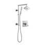 Delta Ara Thermostatic Shower System with Shower Head, Hand Shower, Slide Bar, Hose, and Valve Trim - Chrome