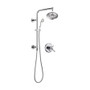 Delta Cassidy Thermostatic Shower System with Shower Head, Hand Shower, Slide Bar, Hose, and Valve Trim - Chrome