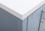 Royal Tallahassee Collection 30 inch Polar Blue  Bathroom Vanity