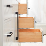 Royal Rodeo 48 inch Black Bathroom Vanity, With Quartz Countertop