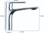 Royal Amalfi Single Handle Lavatory Faucet in Brushed Nickel
