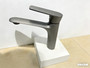 Royal Amalfi Single Handle Lavatory Faucet in Brushed Nickel
