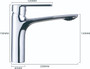 Royal Amalfi Single Handle Lavatory Faucet in Polished Chrome