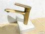 Royal Amalfi Single Handle Lavatory Faucet in Brushed Gold