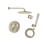 Grohe Grohtherm Thermostatic Shower System with Rain Shower Head, Hand Shower, Shower Arm, and Hose - Valve Included