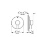 Grohe Europlus Pressure Balanced Handshower Package with Slide Bar and Wall Supply - Rough-In Valve Included