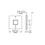 Grohe Eurocube Pressure Balanced Tub and Shower Package with Multi-Function Shower Head and Diverter Tub Spout - Rough-In Valve Included