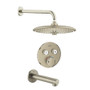 Grohe SmartControl Shower System with Tub Spout, Shower Head, Shower Arm, Valve Trim, and Rough In