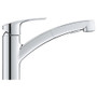 Grohe Eurosmart 1.75 GPM Single Hole Pull Out Kitchen Faucet