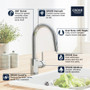 Grohe Concetto 1.75 GPM Single Hole Pull Down Bar Faucet