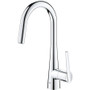 Grohe Zedra 1.75 GPM Single Hole Pull Down Kitchen Faucet with SilkMove Technology