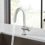 Grohe Defined 1.75 GPM Single Hole Pull Down Kitchen Faucet with SilkMove Technology