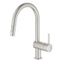 Grohe Minta 1.75 GPM Single Hole Pull Down Kitchen Faucet