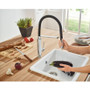 Grohe Pre-Rinse Spray Kitchen Faucet with Locking Push Button Control