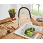 Grohe Pre-Rinse Spray Kitchen Faucet with Locking Push Button Control