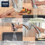 Grohe Zedra 1.75 GPM Single Hole Pull Down Bar Faucet with SilkMove Technology