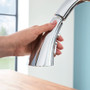 Grohe Zedra 1.75 GPM Single Hole Pull Down Bar Faucet with SilkMove Technology