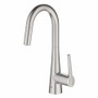 Grohe Zedra 1.75 GPM Single Hole Pull Down Bar Faucet with SilkMove Technology