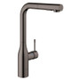 Grohe Essence 1.75 GPM Single Hole Pull Out Kitchen Faucet with Dual Spray, SpeedClean, EasyDoc, and SilkMove Technology