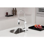 Grohe Eurocube Pre-Rinse Kitchen Faucet with 2-Function Toggle Sprayer