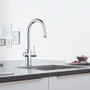 Grohe Blue 2.0 1.75 GPM Single Hole Pull Out Kitchen Faucet and Cooling Unit for Chilled and Sparkling Water