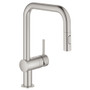 Grohe Minta 1.75 GPM Single Hole Pull Down Kitchen Faucet
