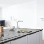 Grohe Blue 1.75 GPM Single Hole Pull Out Kitchen Faucet and Cooling Unit for Chilled and Sparkling Water
