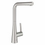 Grohe Zedra Pull-Out Kitchen Faucet and Foot Control Adapter Kit Combo with 2-Function Toggle Sprayer