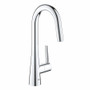 Grohe Zedra Pull-Down Bar Faucet and Foot Control Adapter Kit Combo with 2-Function Toggle Sprayer