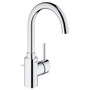 Grohe Concetto 1.2 GPM Single Hole Bathroom Faucet with Lift Rod Drain Assembly