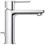Grohe Lineare 1.2 GPM Single Hole Bathroom Faucet with SilkMove, StarLight, AquaGlide, and QuickFix Technologies - Includes Pop-Up Drain Assembly