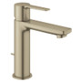 Grohe Lineare 1.2 GPM Single Hole Bathroom Faucet with SilkMove, StarLight, AquaGlide, and QuickFix Technologies - Includes Pop-Up Drain Assembly
