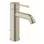 Grohe Essence 1.2 GPM Single Hole Bathroom Faucet with Silk move, QuickFix, and EcoJoy Technology