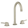 Grohe Concetto 1.2 GPM Widespread Bathroom Faucet with SilkMove and WaterCare Technologies - Free Metal Pop-Up Drain Assembly with purchase